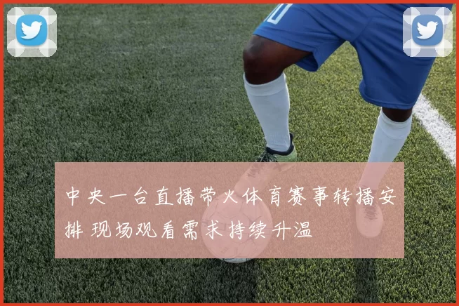 中央一台直播带火体育赛事转播安排 现场观看需求持续升温